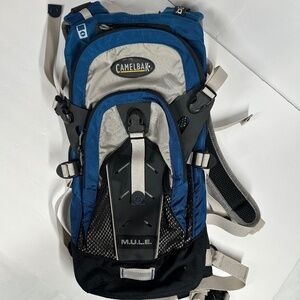 Camelbak MULE Blue Air Director Back Cushion Hiking 3.0L NO BLADDER Phone Pocket
